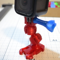 Small Action Camera Ball Joint / Flex Mount 3D Printing 104578