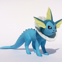 Small Vaporeon Pokemon Eevee evolution 3D Printing 104657
