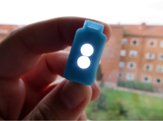 Water Powered Flashlight, Medelis Battery (free energy) 3D Print 104754 Water Powered Flashlight, Medelis Battery (free energy) 3D Print 104754