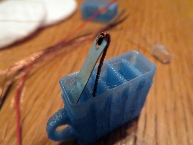 Water Powered Flashlight, Medelis Battery (free energy) 3D Print 104758 Water Powered Flashlight, Medelis Battery (free energy) 3D Print 104758