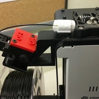Small MPSM Low Filament Sensor holder 3D Printing 104894