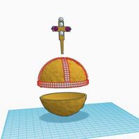 Small The Holy Hand Grenade of Antioch (For Electronics) 3D Printing 105001