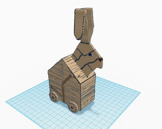 The Trojan Rabbit 3D Print 105011