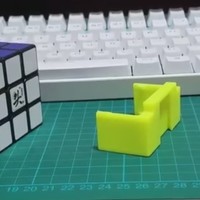 Small Rubik Belt Mount 3D Printing 105027