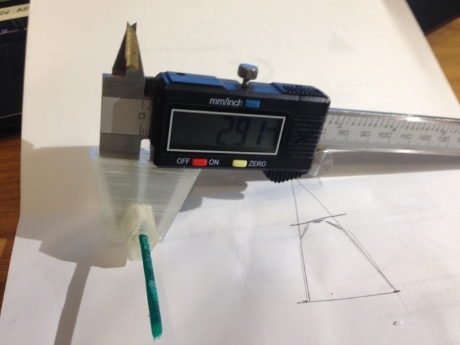 Filament measuring alignment tool 3D Print 105162