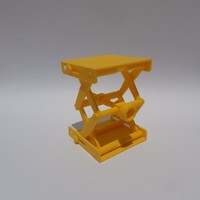 Small Platform Jack [Fully Assembled, No Supports] 3D Printing 105352