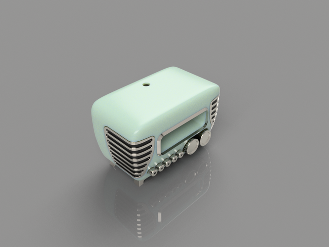 Mini Vintage Internet Radio 3D Print 105415