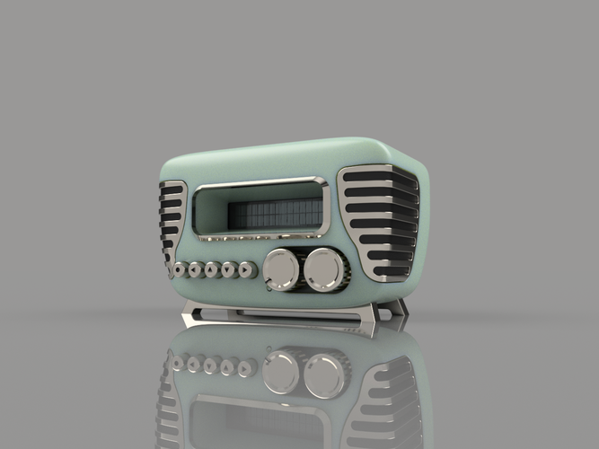 Mini Vintage Internet Radio 3D Print 105417