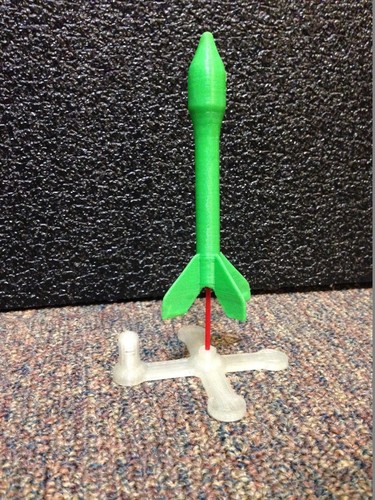 Rocket Science -- Canned Air Rocket 3D Print 105429