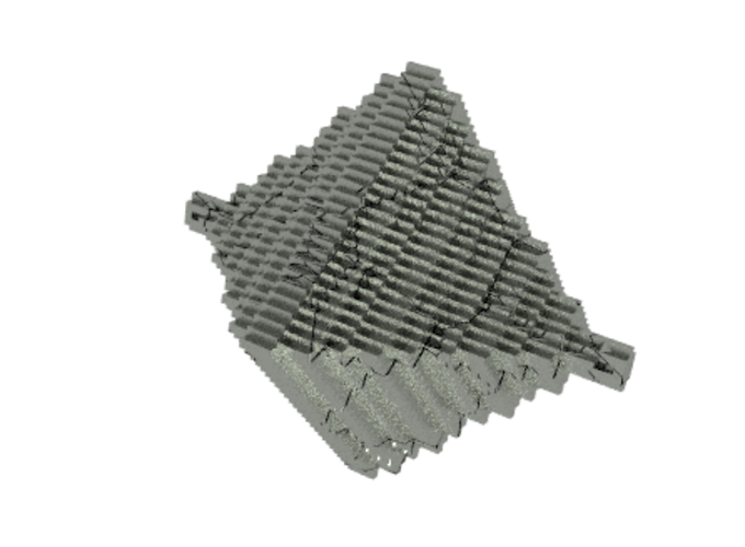 Step Pyramid Necklace  3D Print 10552
