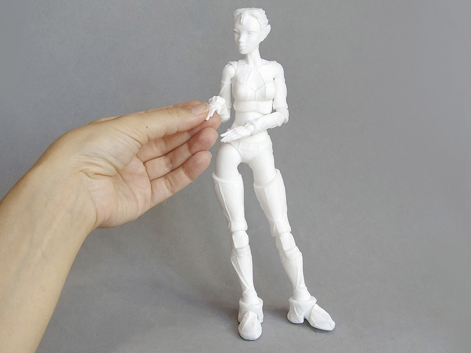 Jointed Doll "Lantea" 3D Print 105694 Jointed Doll "Lantea" 3D Print 105694
