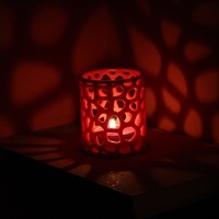 Small Voronoi tealight candel holder 3D Printing 10570