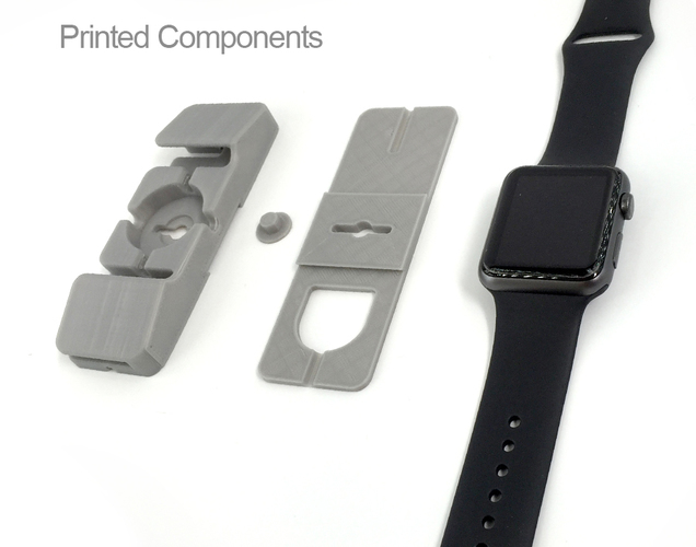Apple Watch Charging Station and Space Saver 3D Print 105741