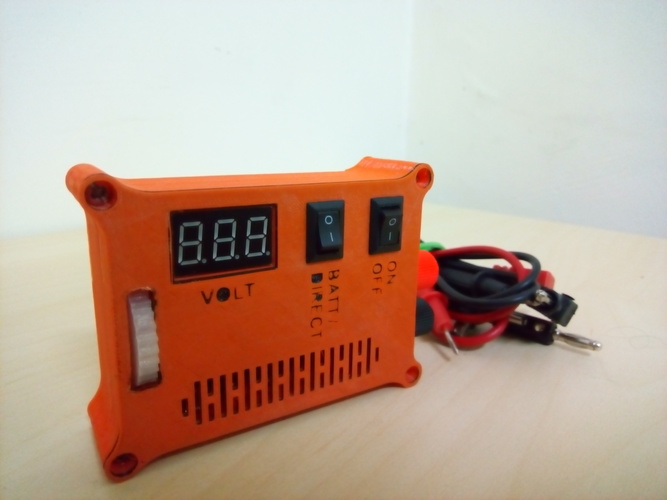 The "POCKET POWER" - Variable power supply + voltmeter 3D Print 105760