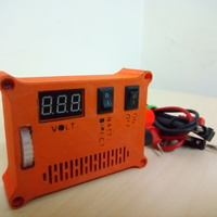 Small The "POCKET POWER" - Variable power supply + voltmeter 3D Printing 105760
