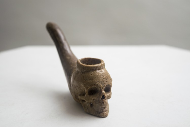 Skull Pipe 3D Print 106227