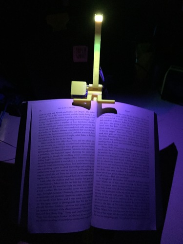 NightBook Holder with LED and Servo 3D Print 106262