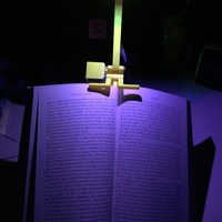 Small NightBook Holder with LED and Servo 3D Printing 106262