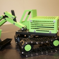 Small Real excavator 3D Printing 106320