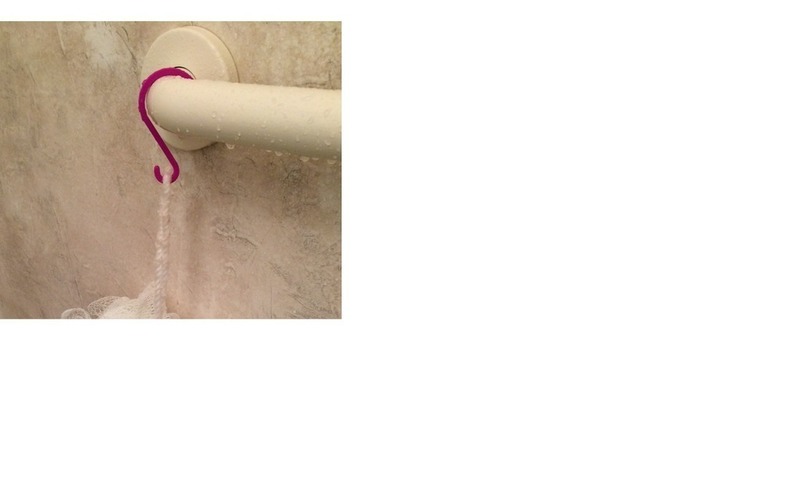 Hook for shower hand rail, loofah or anything else. 1 1/4 diamet 3D Print 106502 Hook for shower hand rail, loofah or anything else. 1 1/4 diamet 3D Print 106502