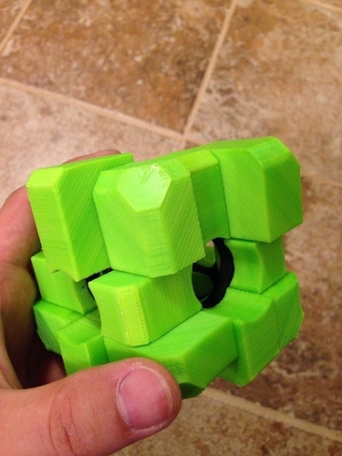 Rubiks Void Oddity Cube (fully printable) 3D Print 106574