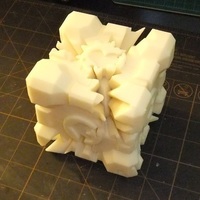 Small Screwless Companion Cube Gears 3D Printing 106633