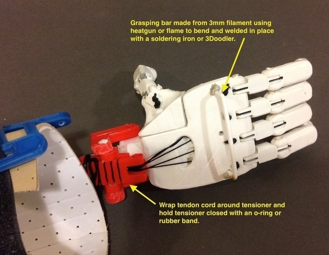 Prosthetic Hand for designers to experience 3D Print 106862