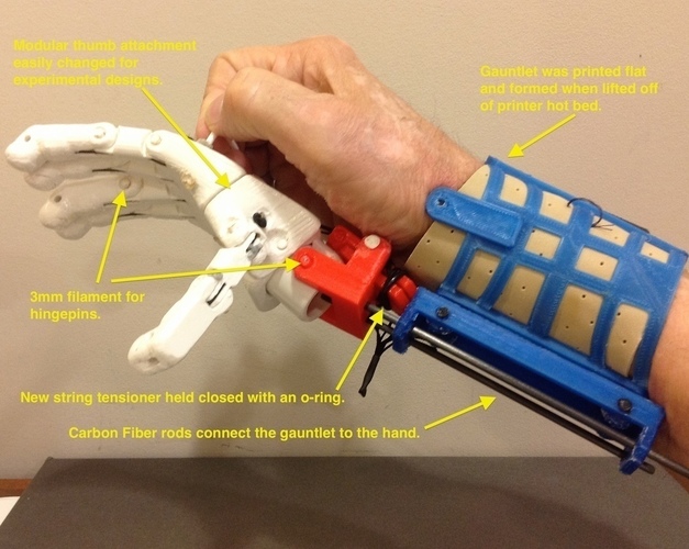 Prosthetic Hand for designers to experience 3D Print 106863
