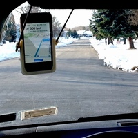 Small Hands-Free GPS using iPhone 3D Printing 106899