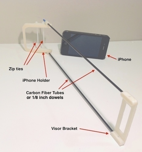 Hands-Free GPS using iPhone 3D Print 106900