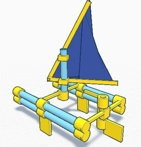 America's Cup Toy Boat Kit 3D Print 106905