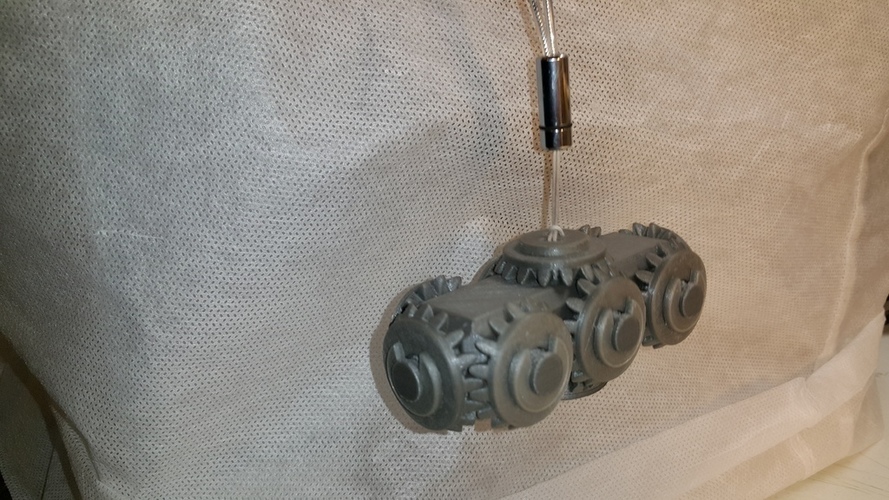 Tête avec 10 pignons coniques -  Bevel Gears 3D Print 106948
