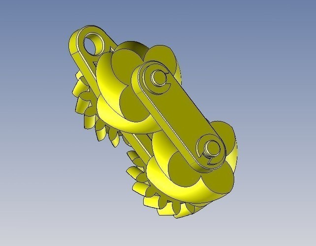 Gears paradoxical- engrenage paradoxal 3D Print 107068