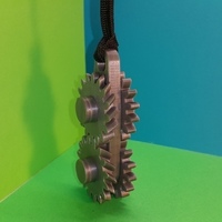 Small Gears keychain - porte clés engrenages 3D Printing 107069