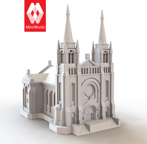 Sioux Falls Cathedral, South Dakota 3D Print 10717