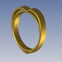 Small Heart ring -  Bague coeur 3D Printing 107386