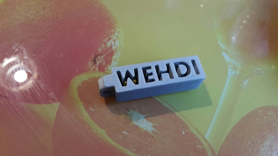 Porte clefs prénom MEHDI 3D Print 107438 Porte clefs prénom MEHDI 3D Print 107438