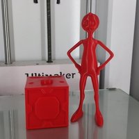 Small MR. MEESEEKS (v1) and Meeseeks Box (final) 3D Printing 107762