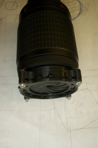 Nikon Iris Lens Cover 3D Print 107810