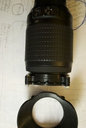 Nikon Iris Lens Cover 3D Print 107812