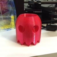 Small PAC-MAN GHOST BLINKY PENCIL HOLDER 3D Printing 107837