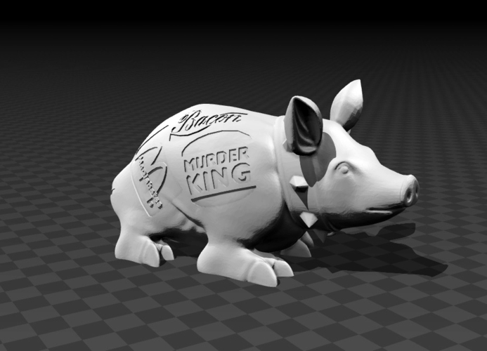 Funny Logo PIG 3D Print 107866 Funny Logo PIG 3D Print 107866