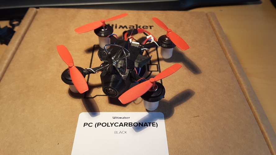 Micro Quad-racer 2S 90mm polycarbonate 3D Print 107946