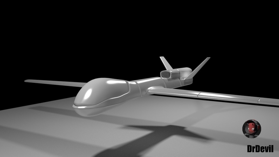 Dr Devil Predator UAV possible RC v1 3D Print 108005
