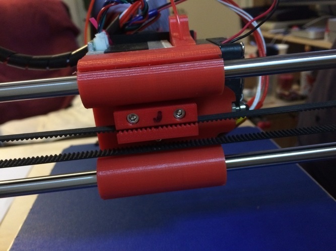 Adjustable Stop X Carriage - Max Micron and other Prusa i3 3D Print 108083