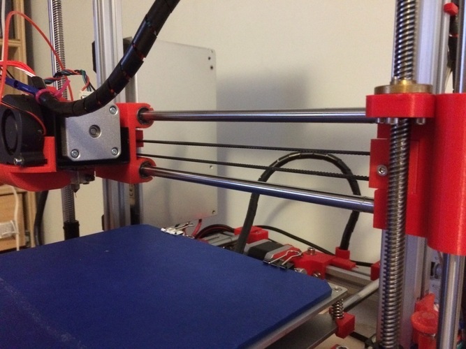 Adjustable Stop X Carriage - Max Micron and other Prusa i3 3D Print 108084