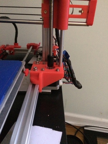 Z Motor Mounts (Max Micron and other Prusa i3 clones) 3D Print 108104