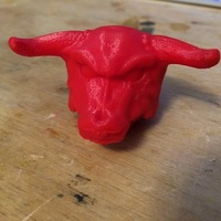 Small Minotaur head 3D Printing 108149