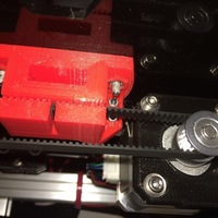 Small Y carriage/belt mount for i3 clone (Max Micron) 3D Printing 108190