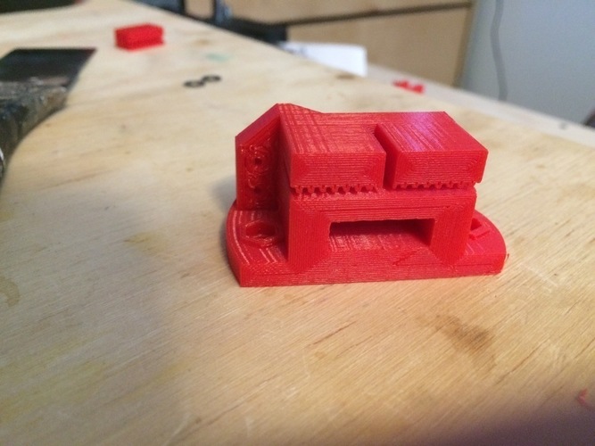 Y carriage/belt mount for i3 clone (Max Micron) 3D Print 108192
